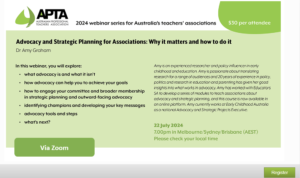 APTA Webinar Advocacy